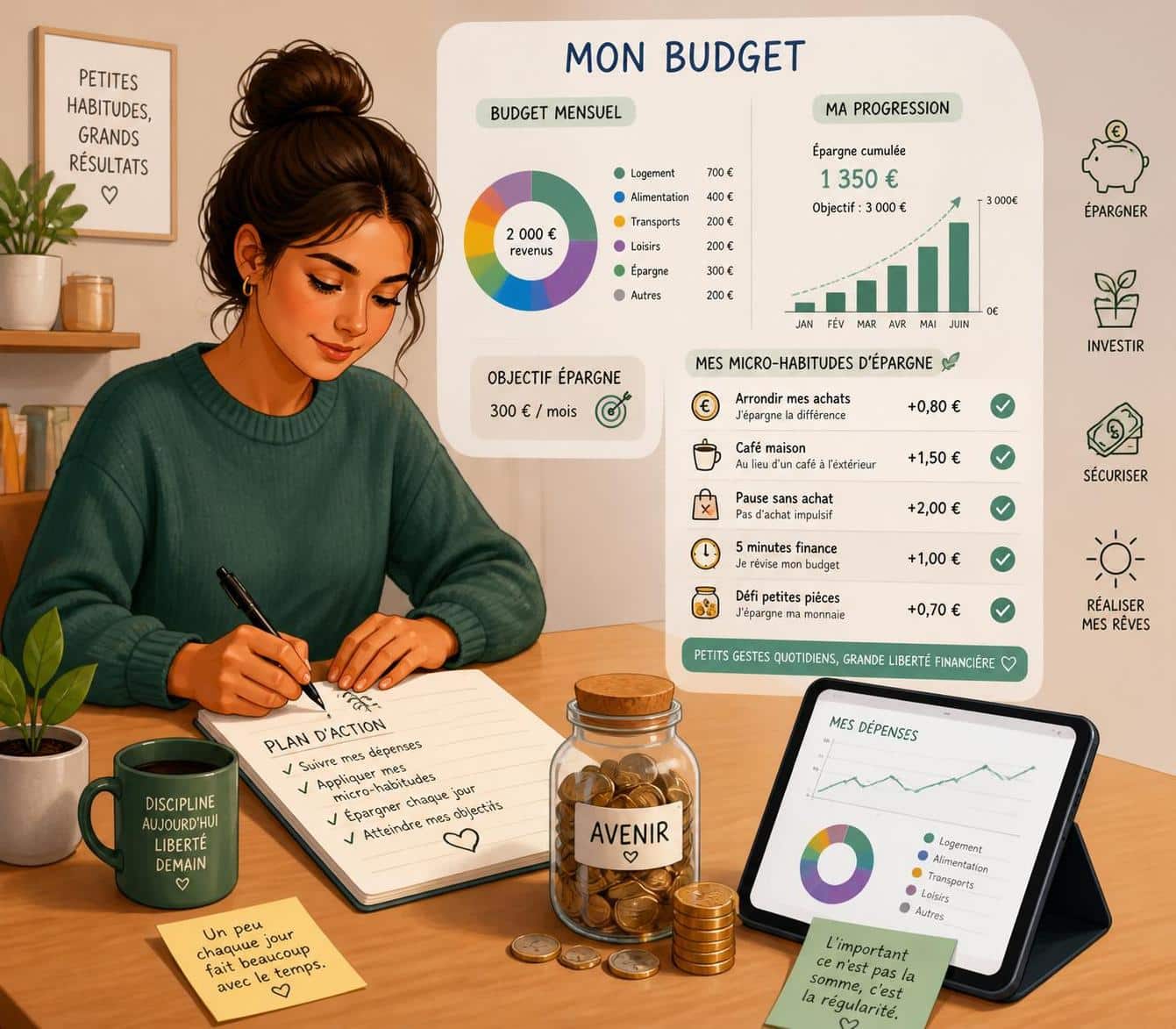découvrez comment épargner efficacement grâce à des micro-habitudes simples et faciles à adopter au quotidien pour améliorer votre gestion financière.